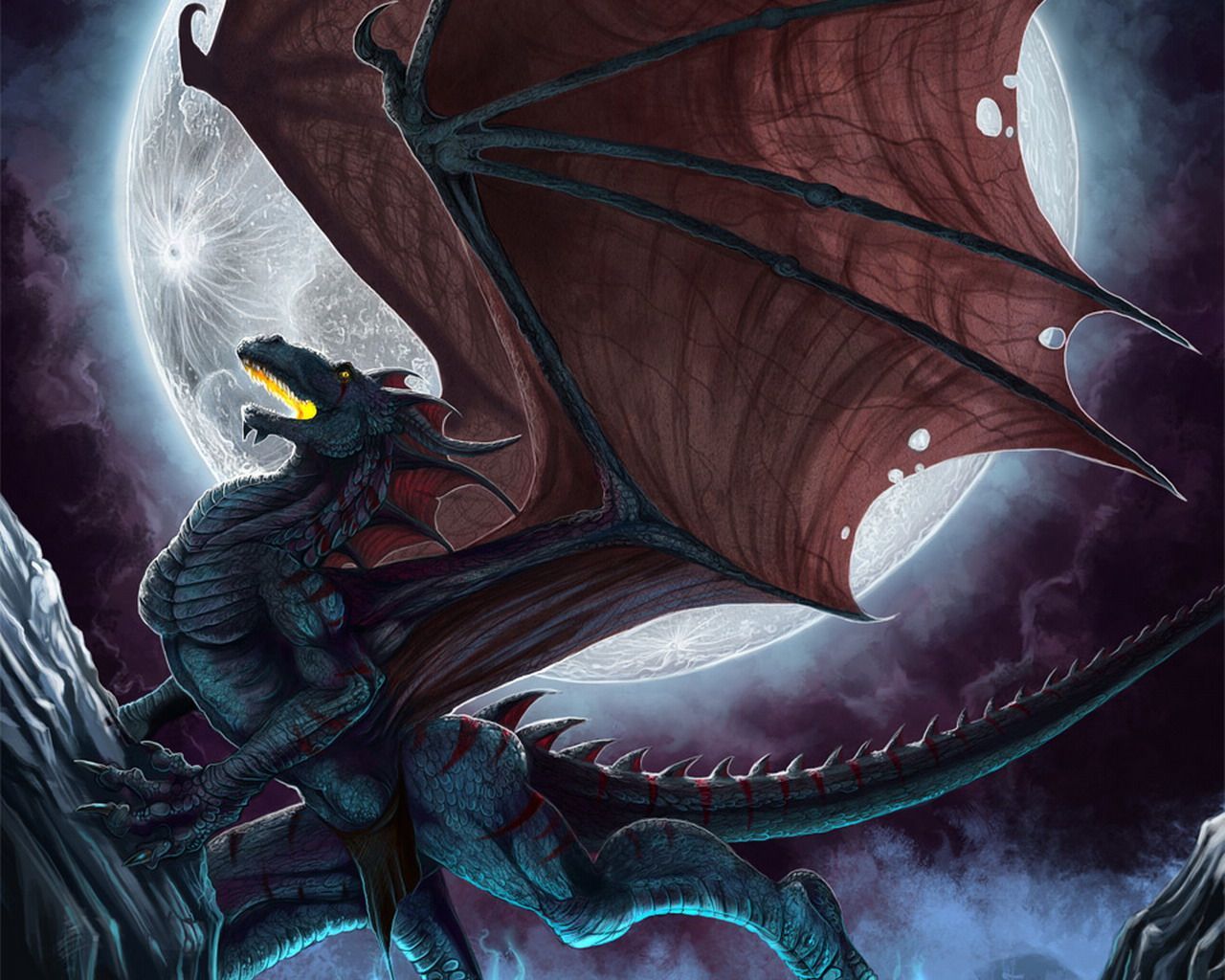 Awesome Dragon Pictures - Widescreen HD Wallpapers