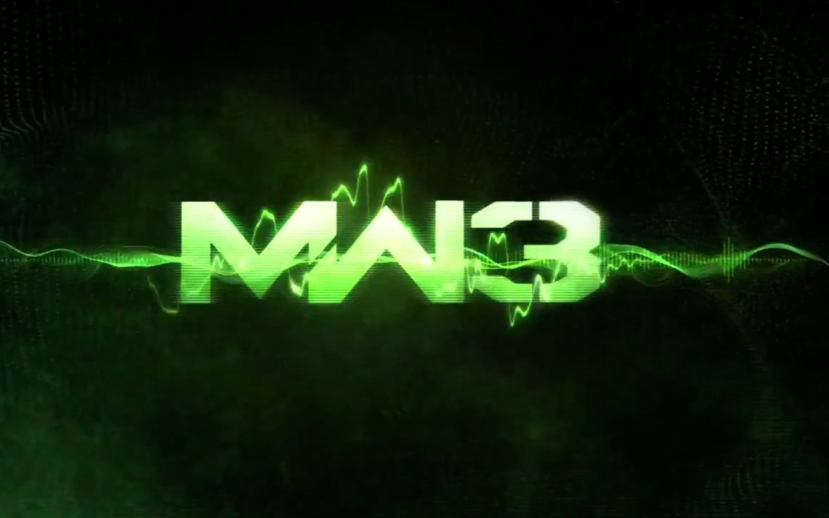 Call Of Duty Modern Warfare 3 Green Logo Wallpaper Jpg