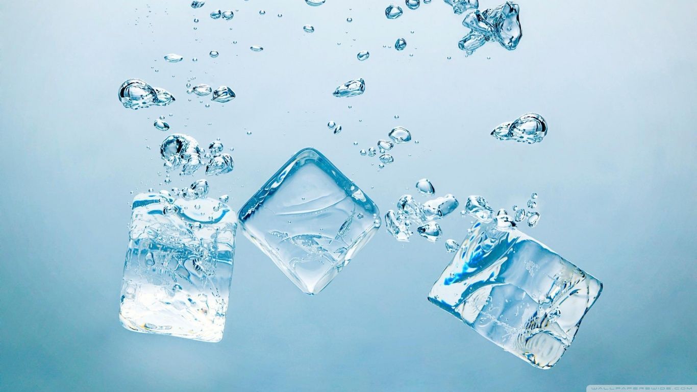 Ice Cubes - Bubbles HD desktop wallpaper : High Definition ...