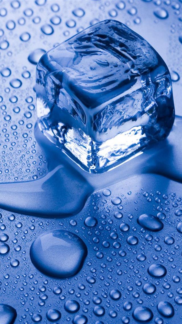 Blue Ice iPhone 5 Wallpaper (640x1136)