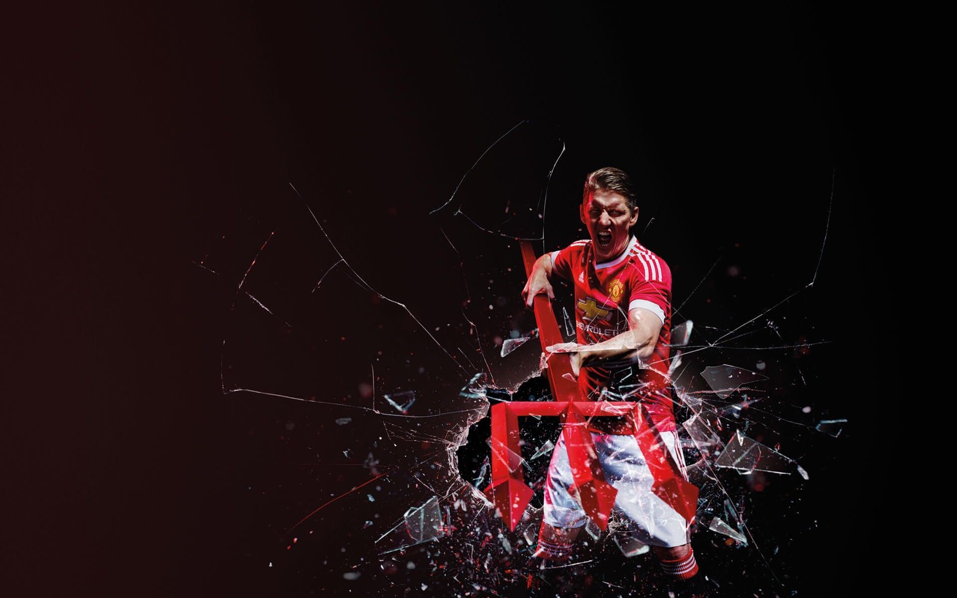 Bastian Schweinsteiger 2015-2016 Man Utd Adidas Home Kit HD ...
