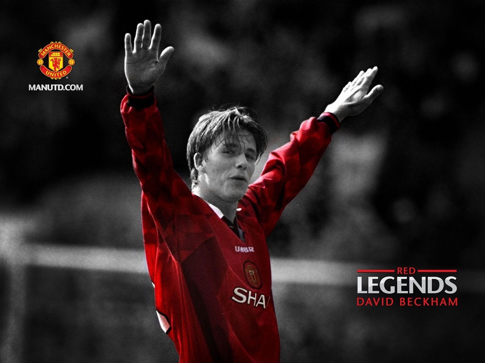 David Beckham Is Legends Manchester United Wal #1514 Wallpaper ...