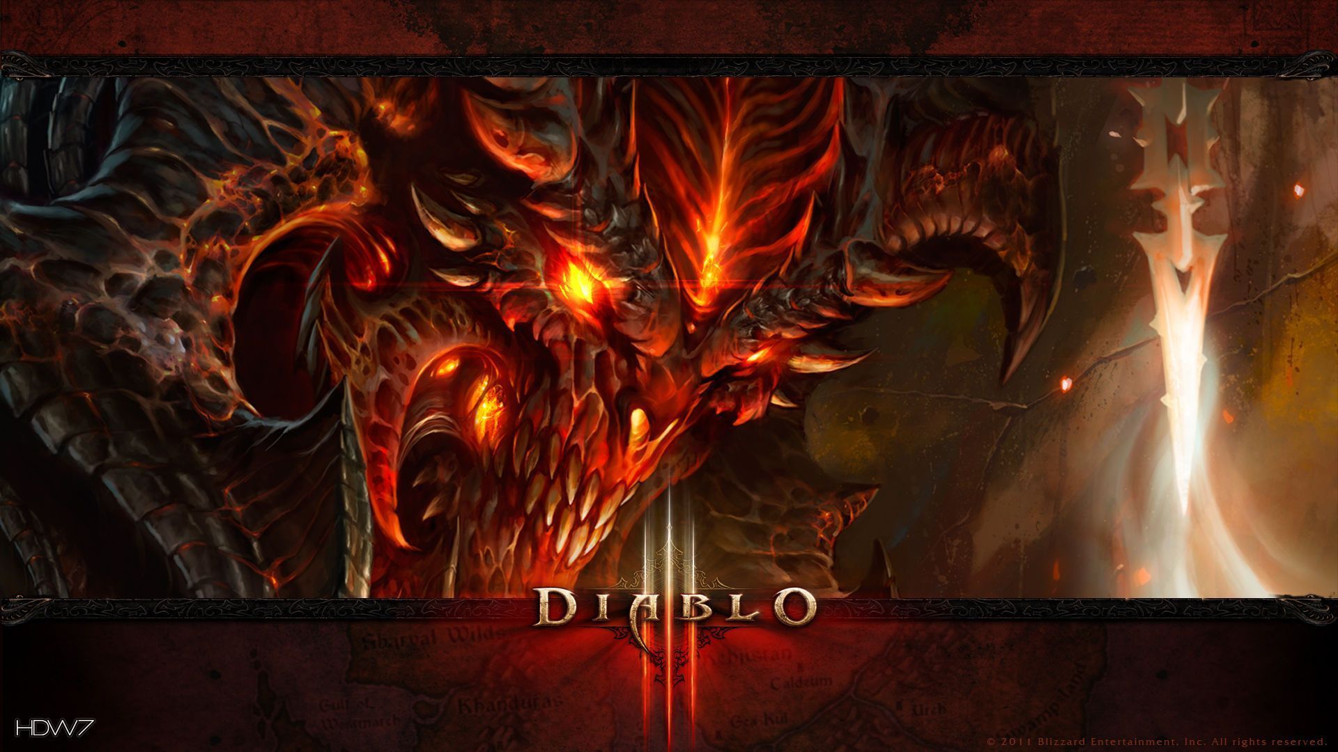 Diablo 3 wicked monster widescreen hd wallpaper HD wallpaper