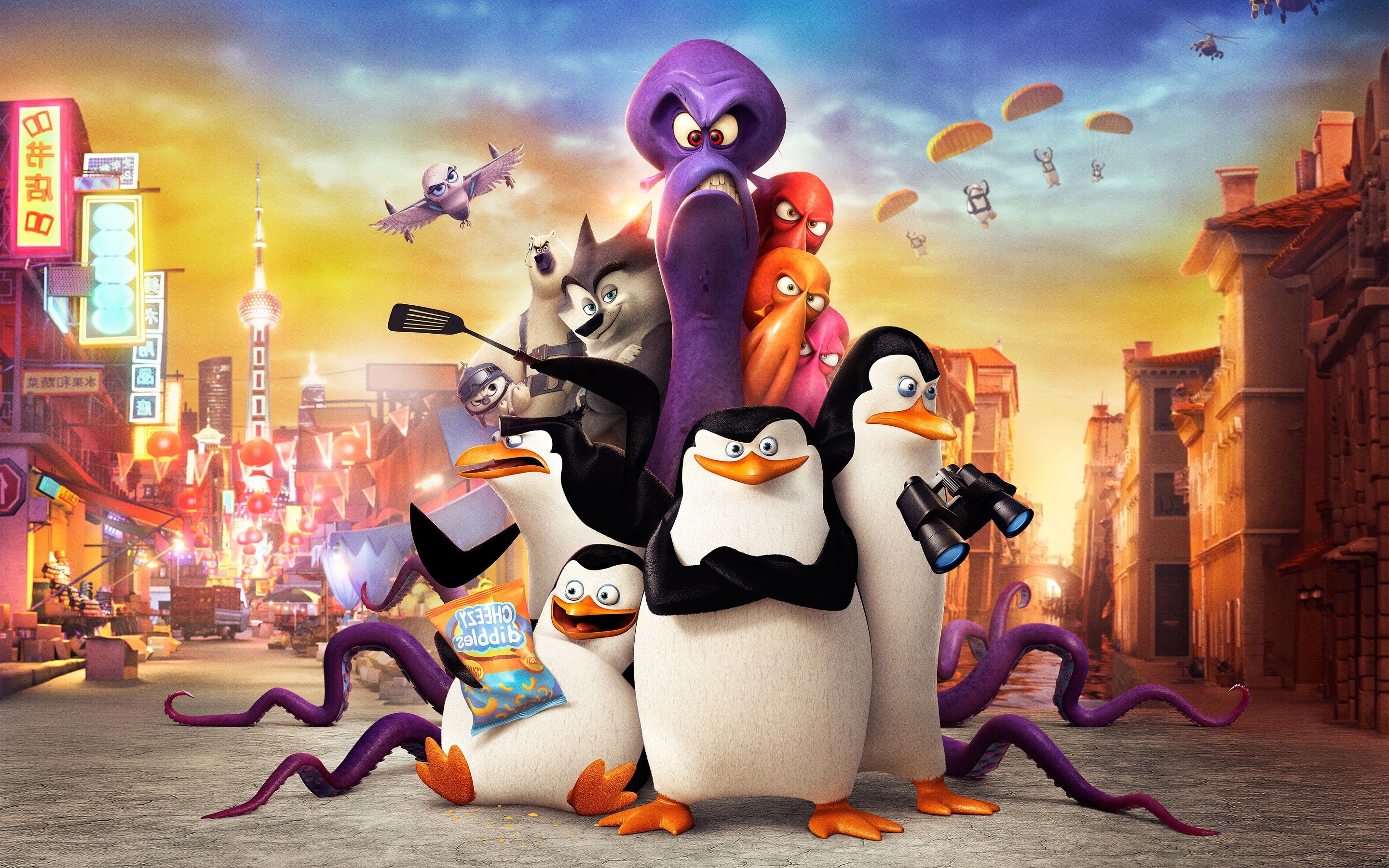 Penguins Of Madagascar Movie Wallpaper | HD Wallpapers