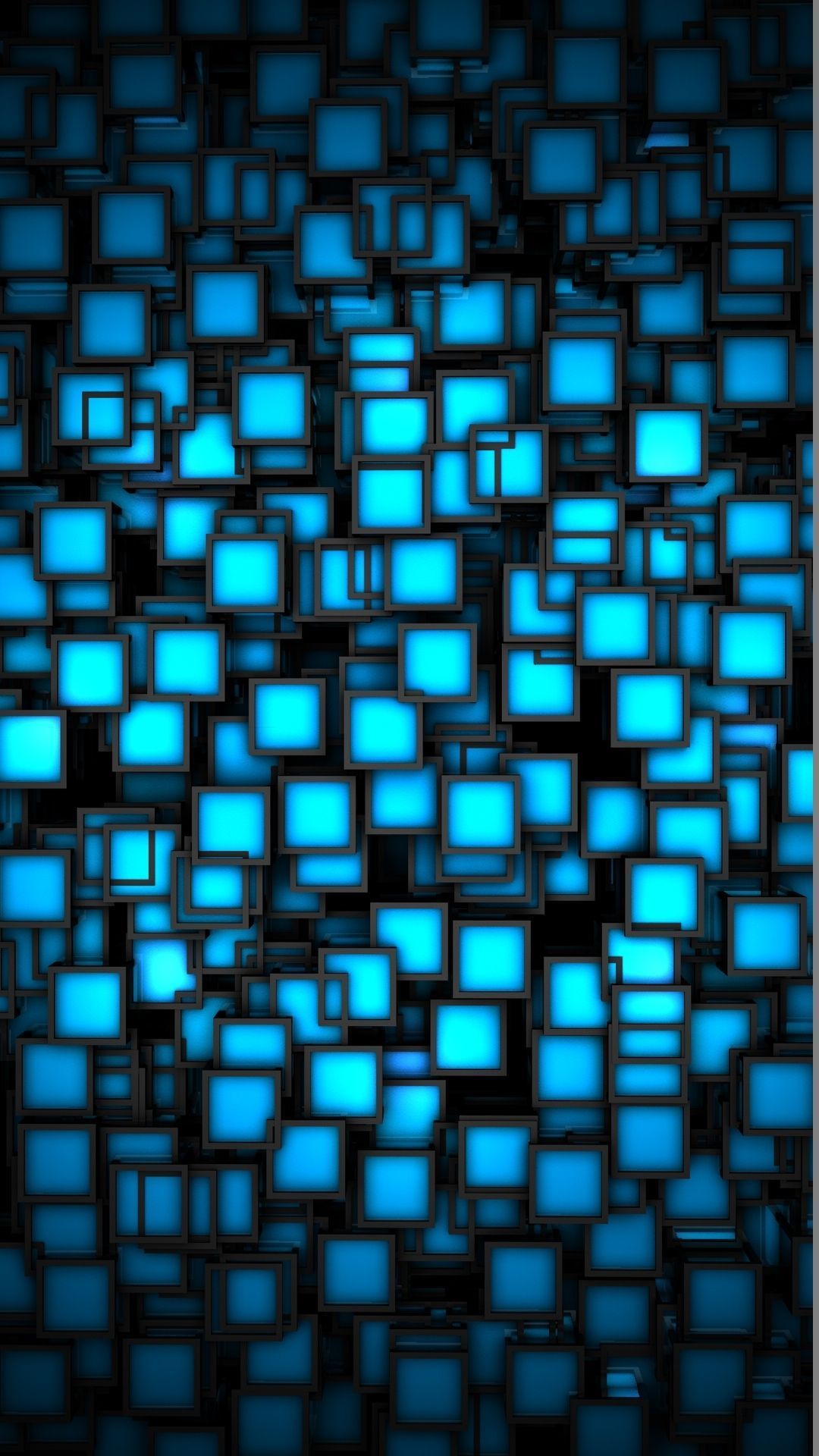 HD Wallpapers For Mobile Blue Cubes - Free Wallpaper Page