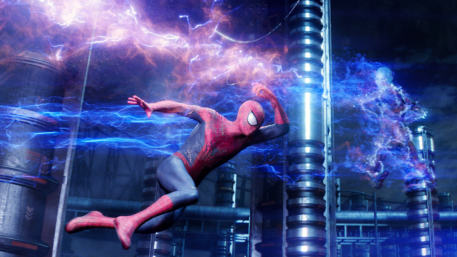 Spider Man vs Electro 1u Wallpaper HD