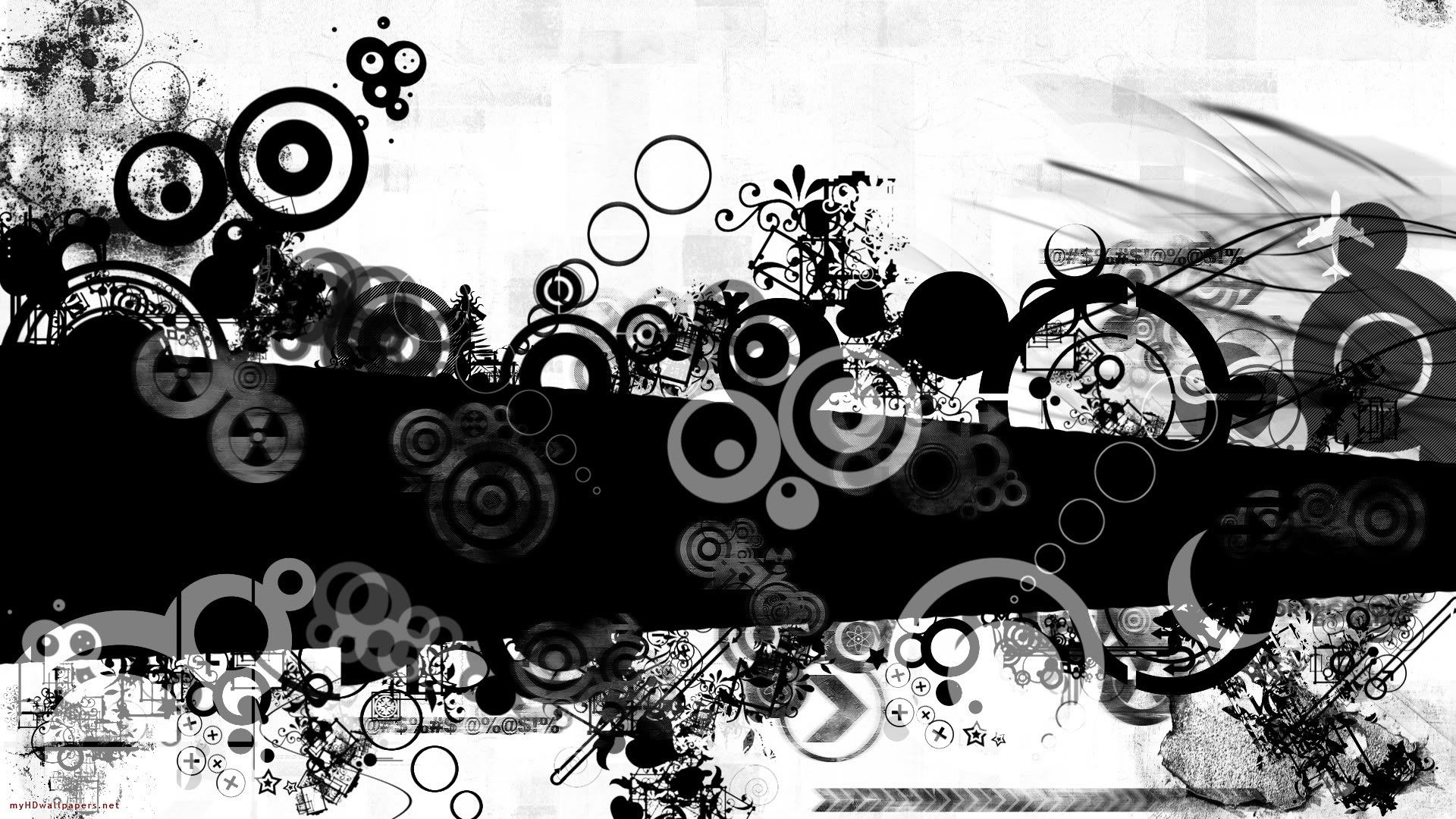 Black And White Design Wallpaper - HD Wallpapers Lovely