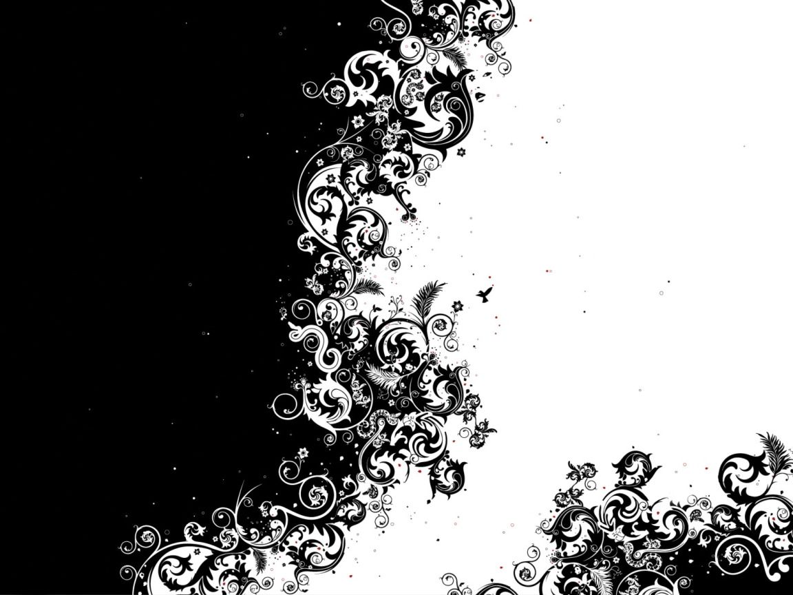 Black and White Design widescreen wallpaper Wide Wallpapers.NET