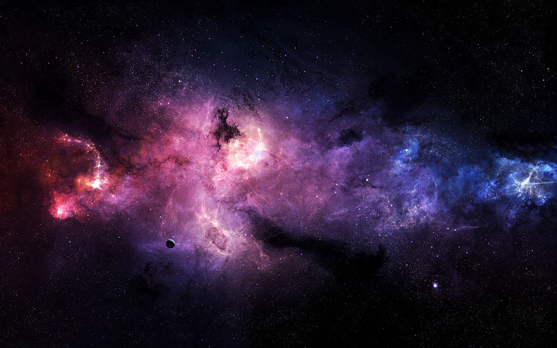 Colorful Universe Background - wallpaper.