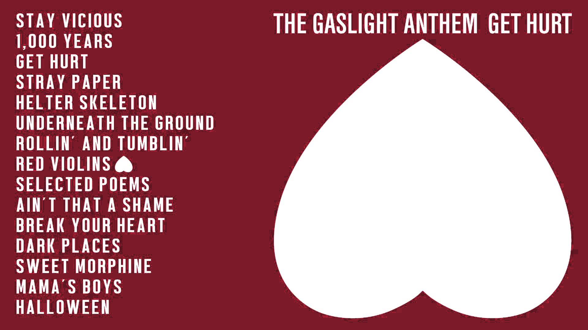 The Gaslight Anthem - Get Hurt Albumplayer - YouTube