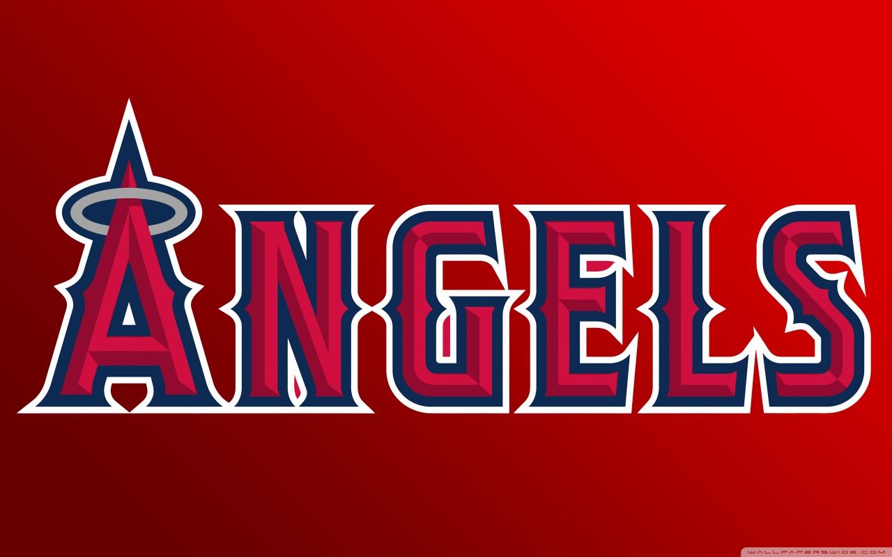 Los Angeles Angels Of Anaheim Logo Baseball HD desktop wallpaper ...