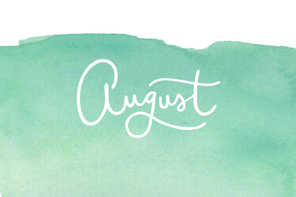 August 2015 Free Calendars and Wallpaper - Red Stamp