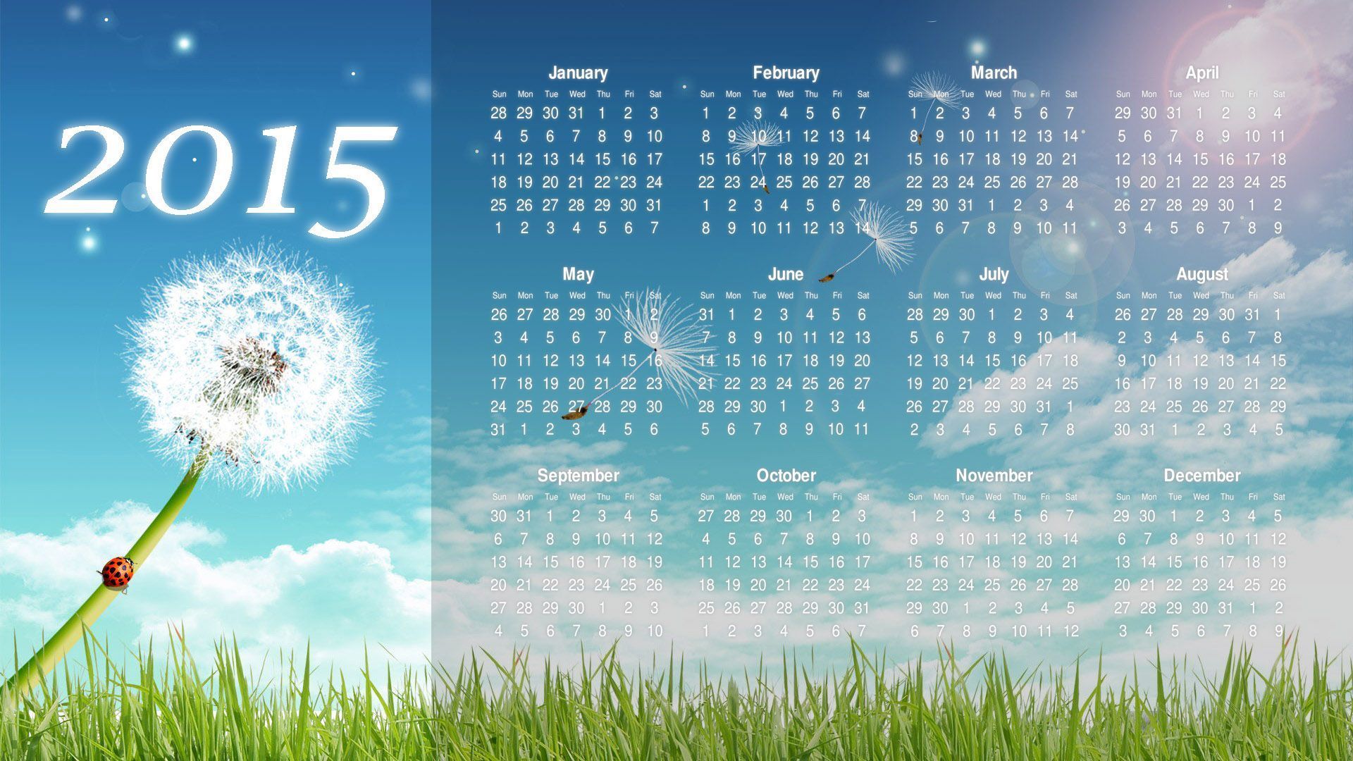 2015 Calendar HD Wallpapers Download Free Desktop Wallpaper