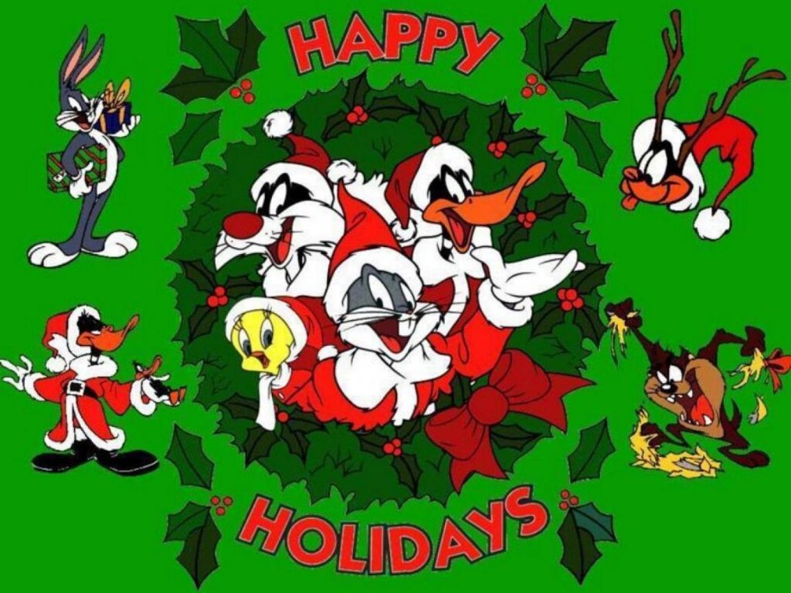 Looney Tunes Christmas Wallpapers Christmas Cartoons
