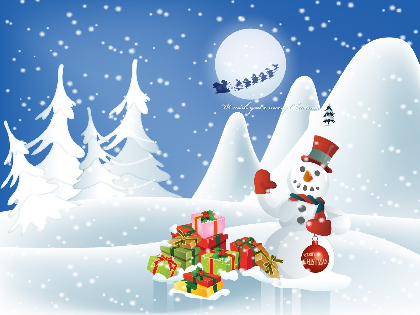 Christmas Winter Season Cartoon Wallpaper HD #9852 Wallpaper ...