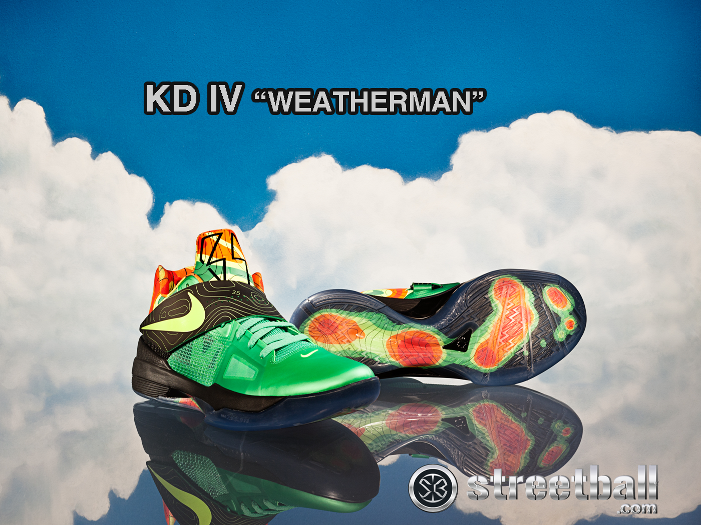 KD IV Weatherman Basketball Shoes - Streetball