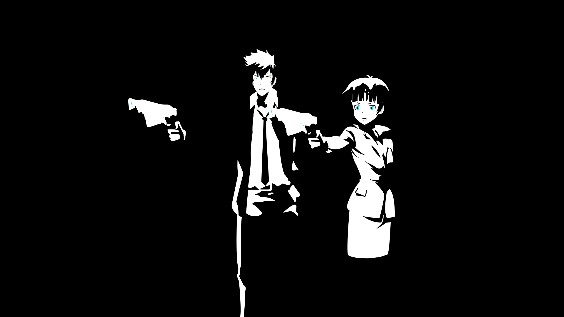 I made this Psycho-Pass/Pulp Fiction wallpaper : anime
