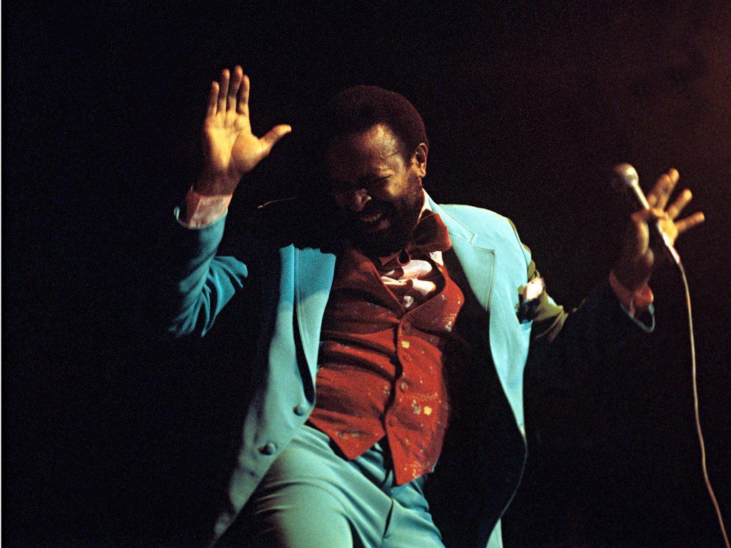 Marvin Gaye, 1976 - a picture from the past Art and design The