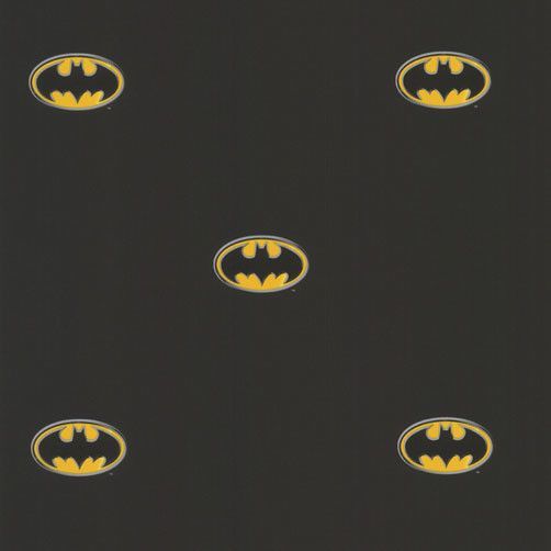 Black Batman Logo DC Comics Accent Decor Wallpaper Roll ...