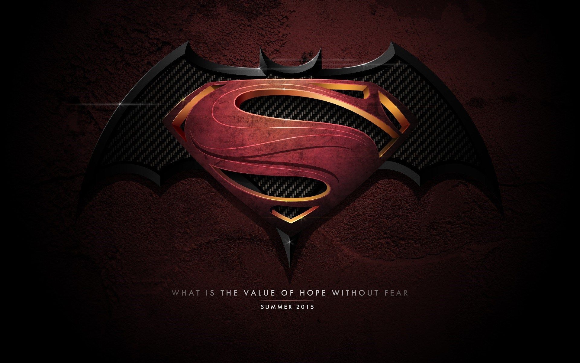 superman-batman-logo-art - Magic4Walls.com