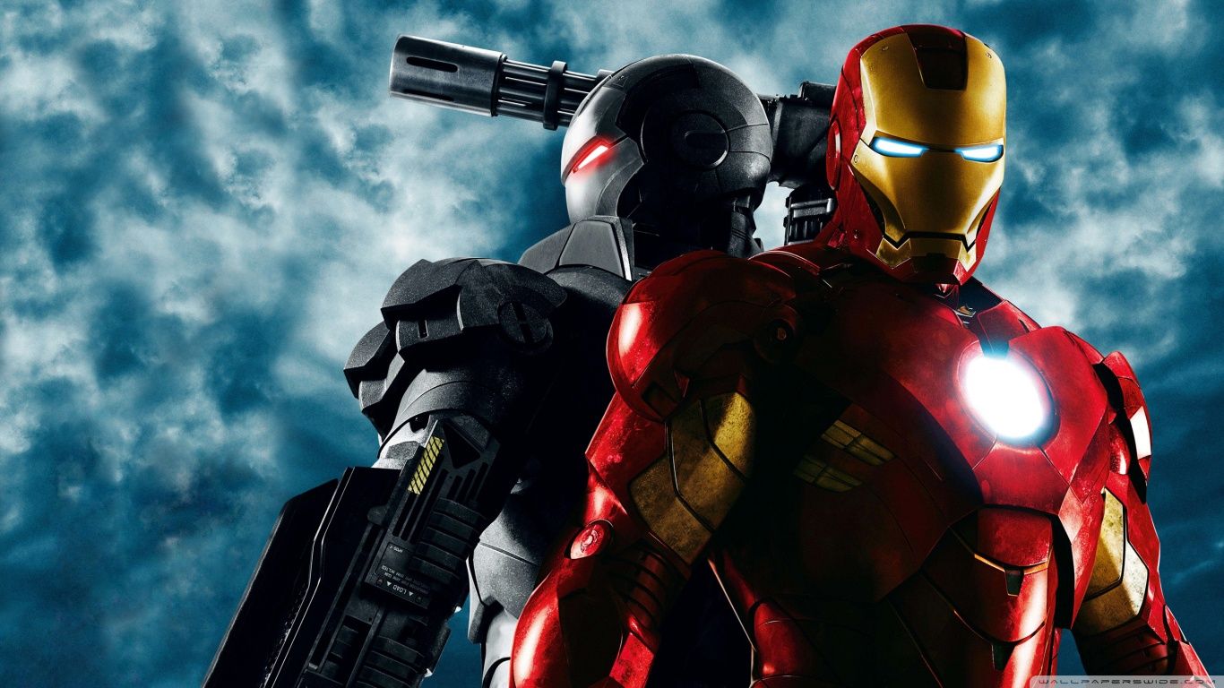 War Machine and Iron Man, Iron Man 2 HD desktop wallpaper