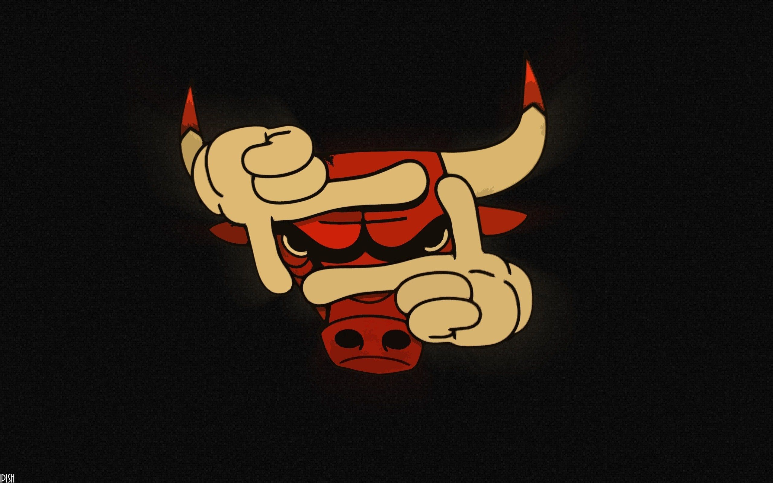 Chicago Bulls NBA Logo Art HD Wallpaper - FreeWallsUp