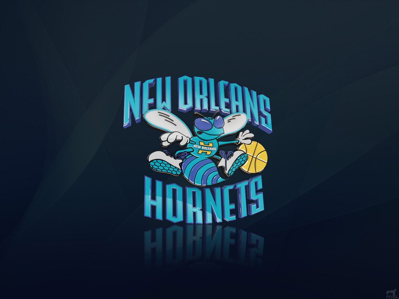 Background wallpaper, basketball, NBA new orleans hornets