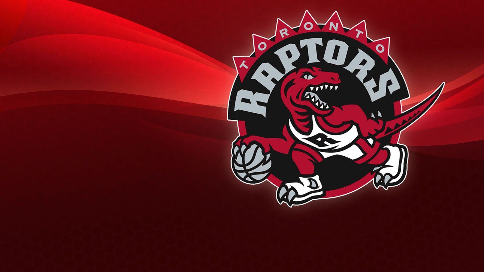 NBA Toronto Raptors Red Background Logo - Wallpaper #3162 on ...