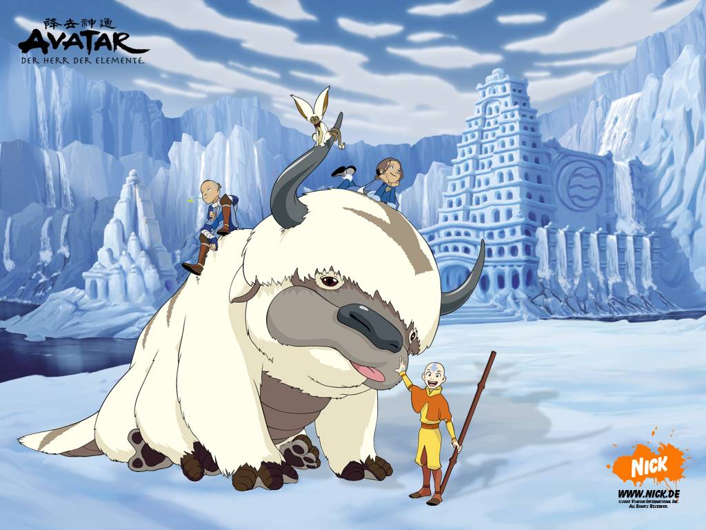 Aang and his friends - Avatar: The Last Airbender Wallpaper