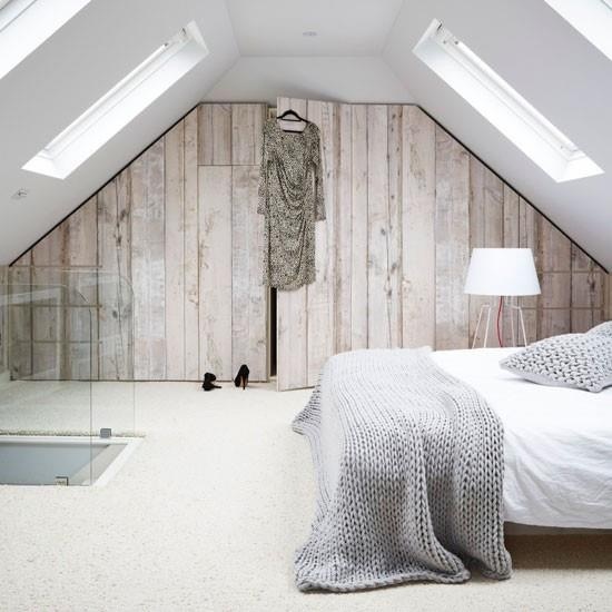 Would love a bedroom in an attic like this - Via Livingetc