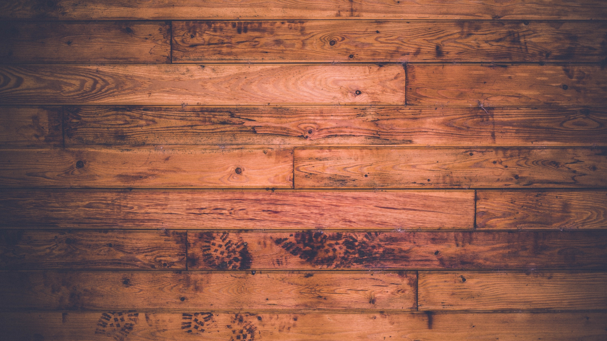 Brown Floor Footprints Old Wood HD wallpaper for your PC, Mac or
