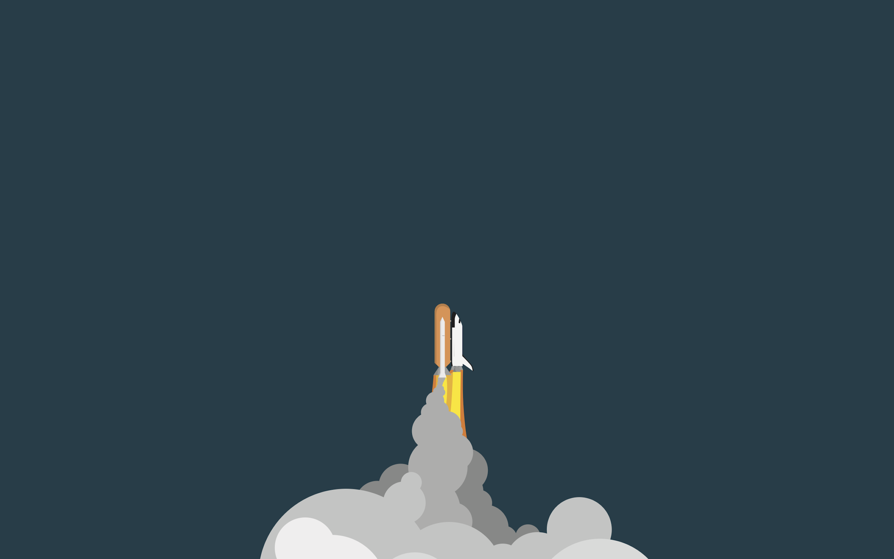 Classical Simple Wallpaper Rocket Image Smoke Picture