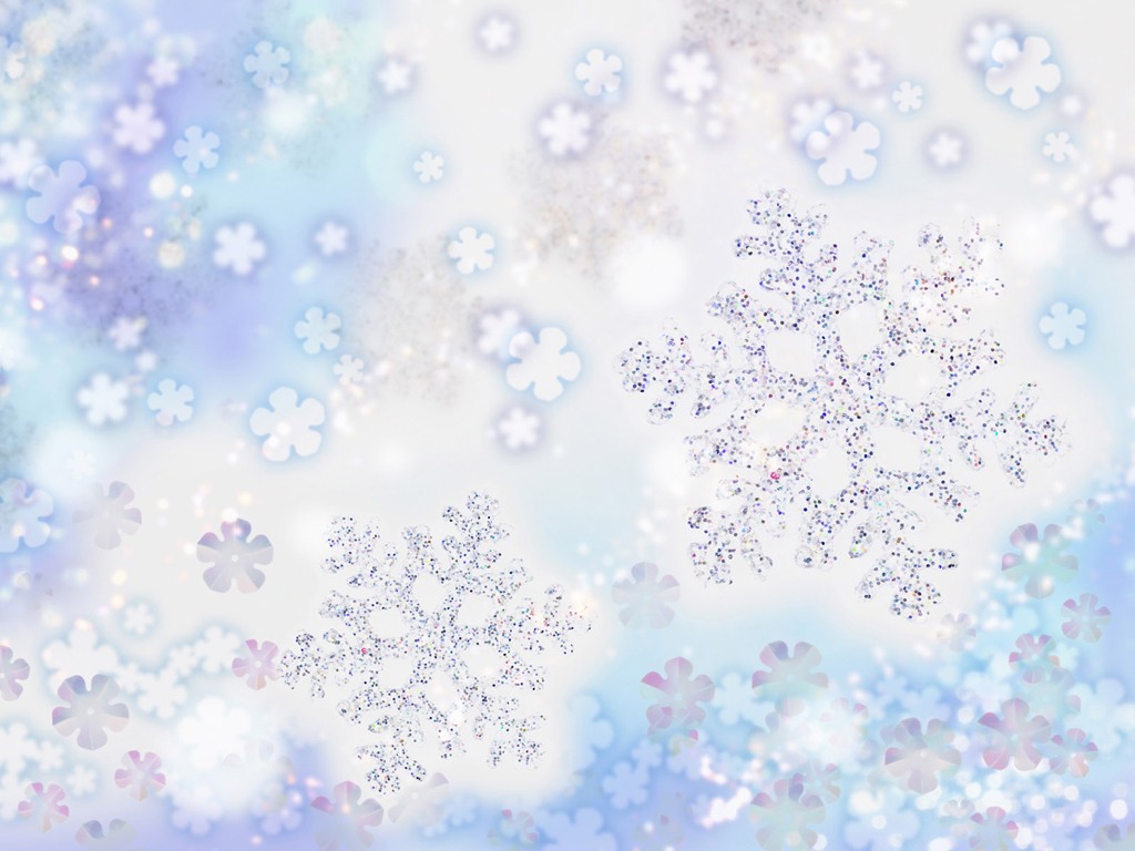 2423) Red Snowflake Desktop Wallpaper - WalOps.com