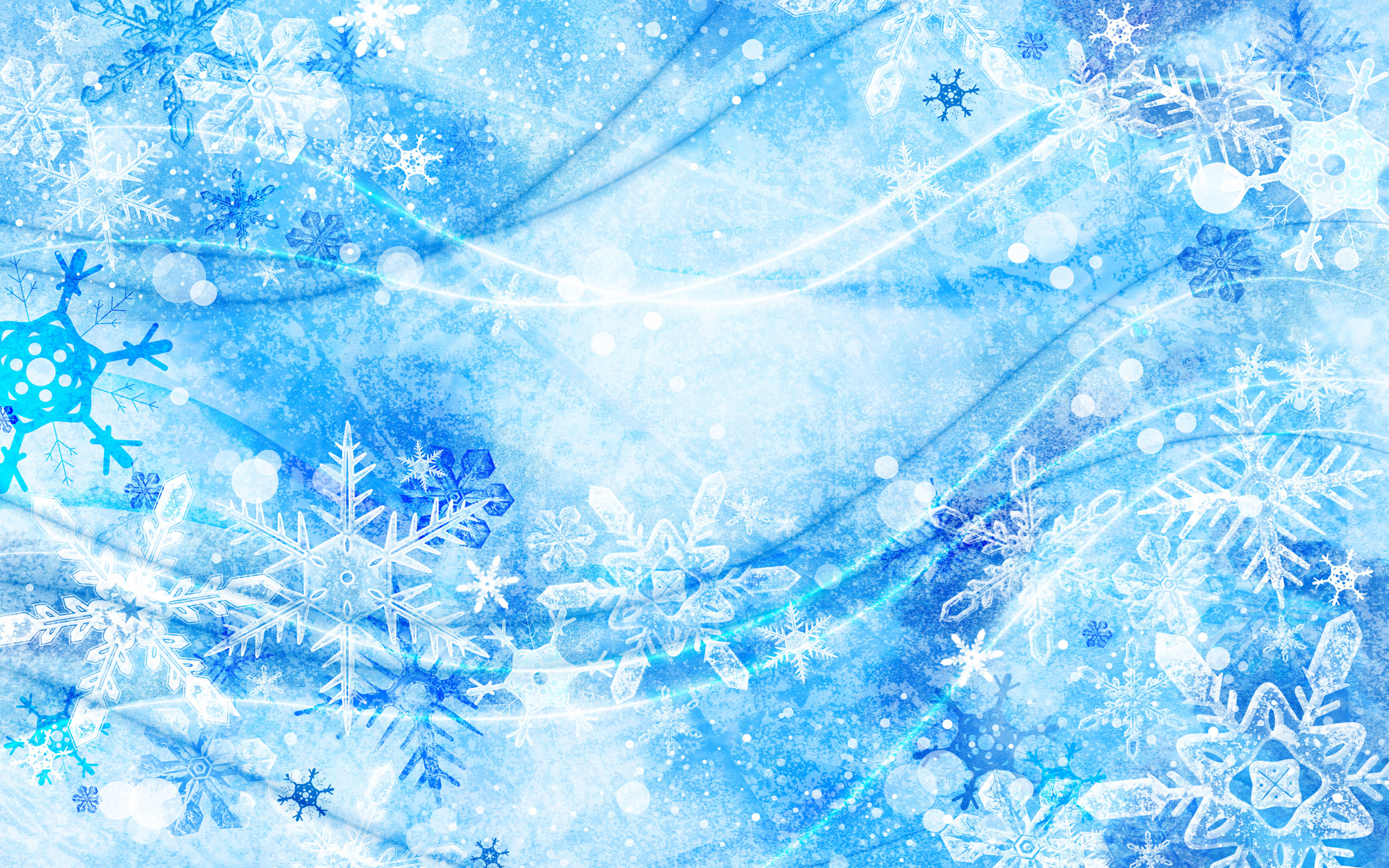 Top Awesome Blue Snowflake Christmas Wallpapers