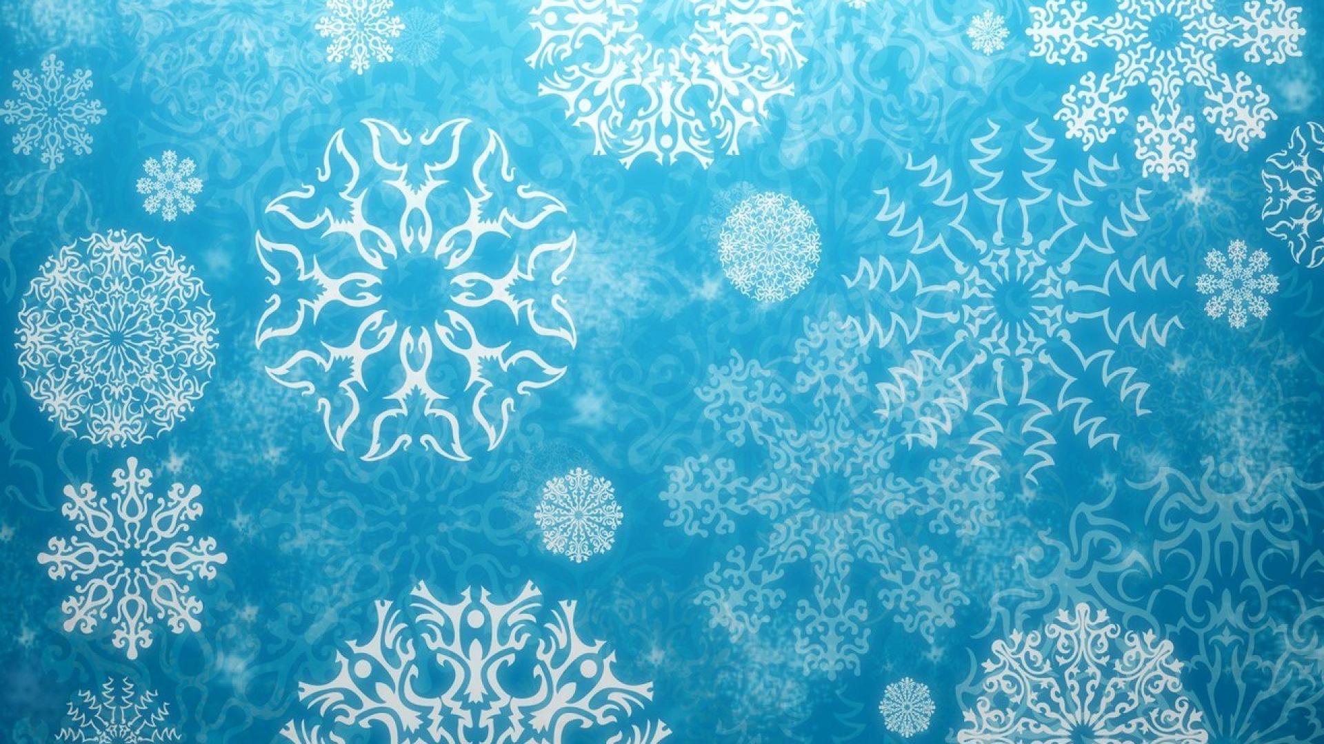snowflake artwork blue colors hd wallpaper - (#5418) - HQ Desktop ...