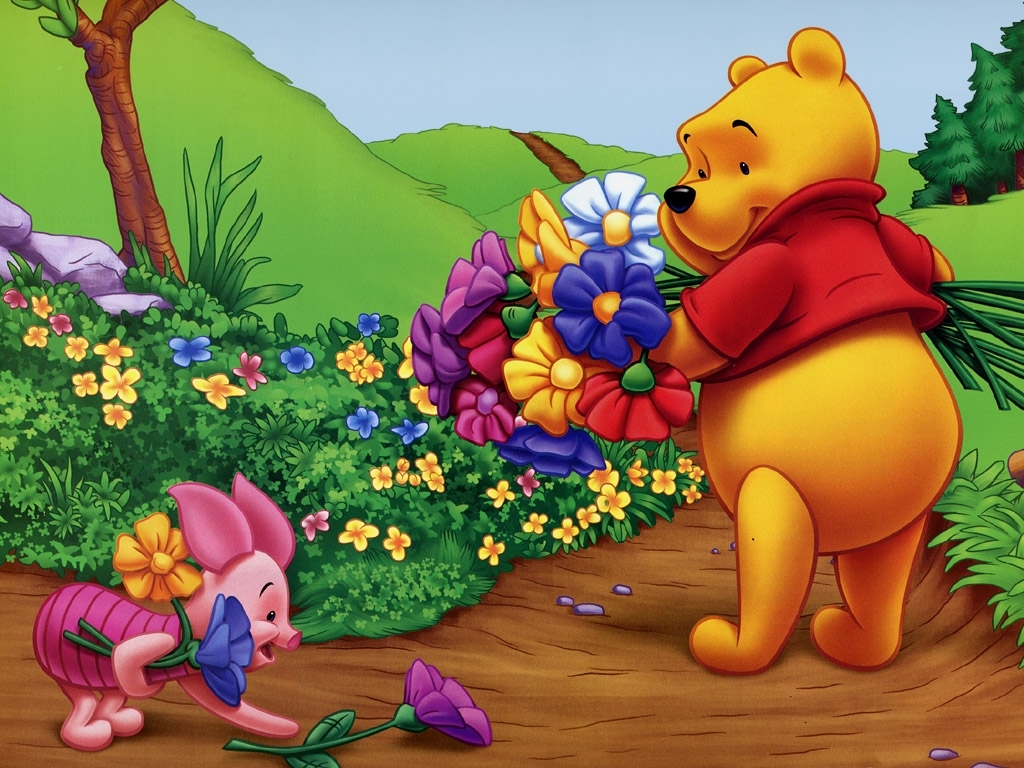 Winnie the Pooh and Piglet Wallpaper for Phone - Cartoons Wallpapers