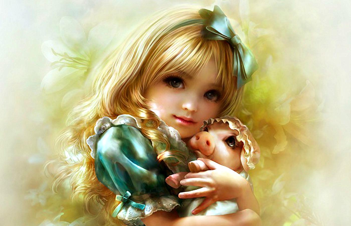 Alice with piglet - (#129838) - High Quality and Resolution ...