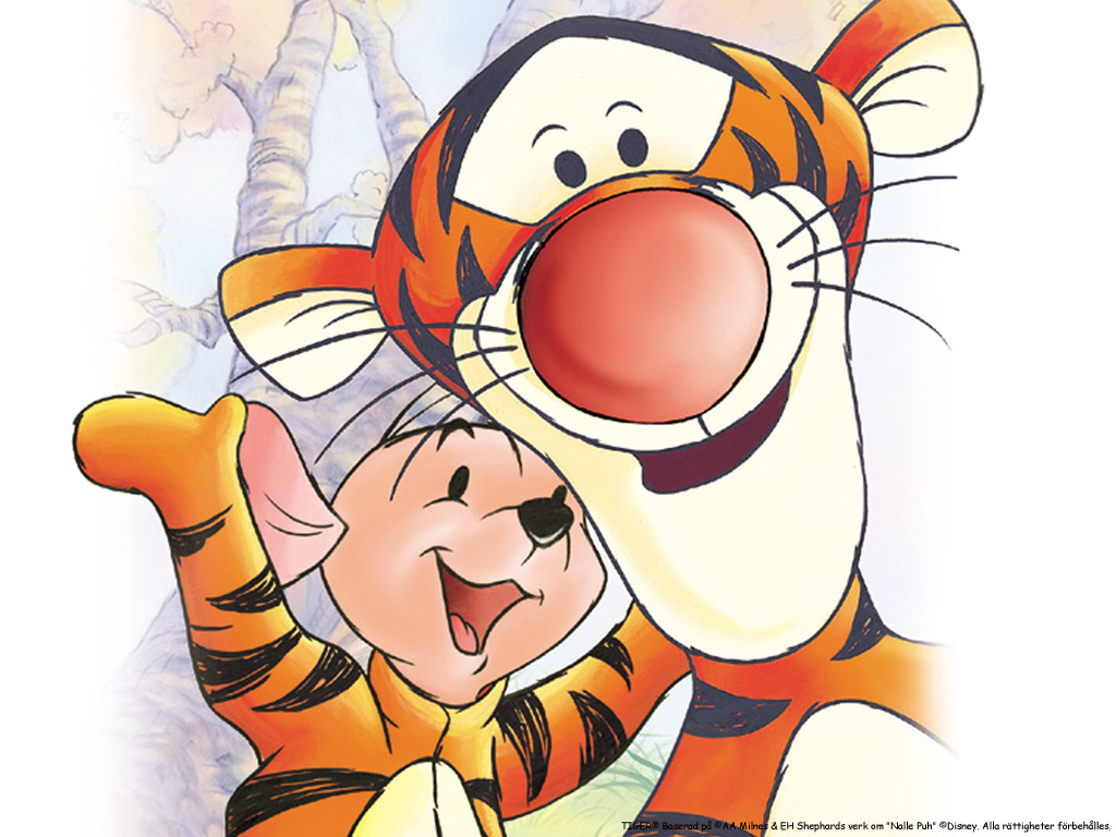 Wallpapers Draw A About The World Cartoon Tigger And Piglet ...