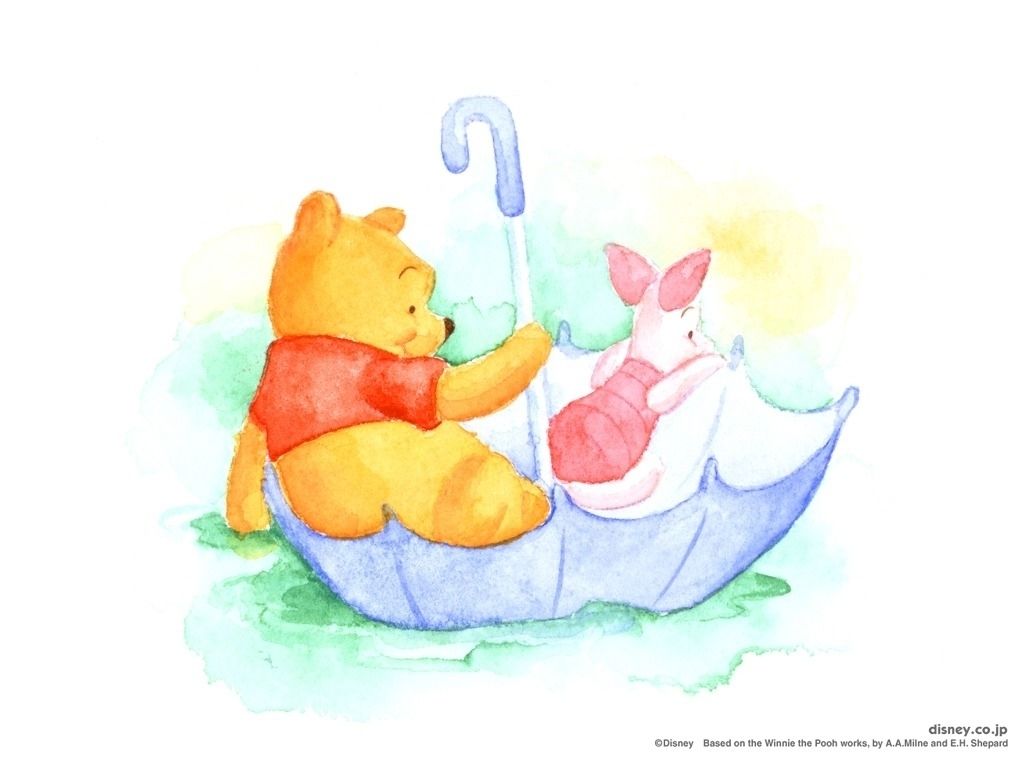 Winnie the Pooh & Piglet Wallpaper for iPad - Cartoons Wallpapers