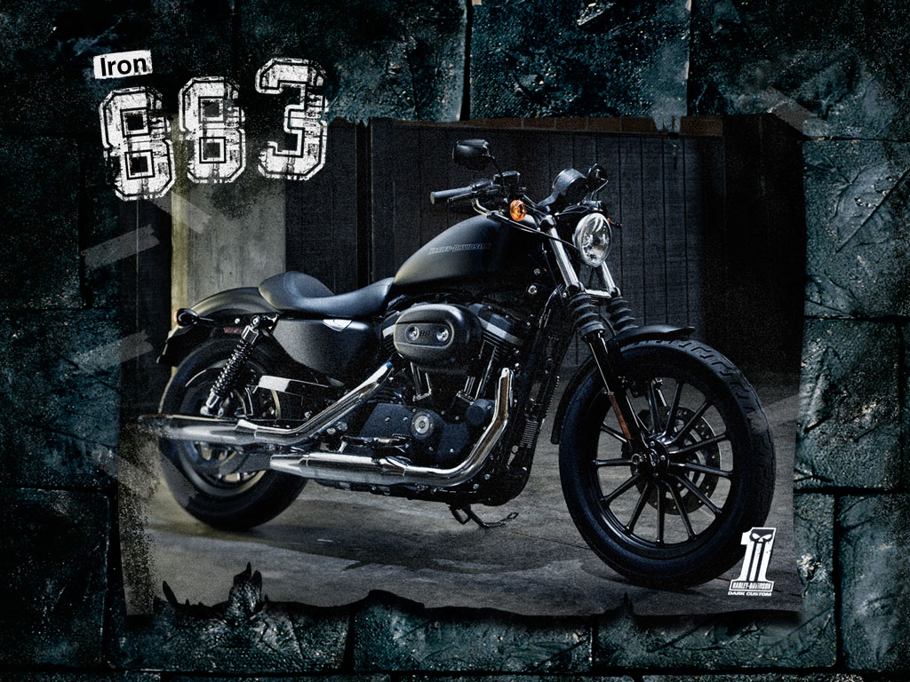 Harley Davidson Sportster Iron Wallpaper - Custom Harley