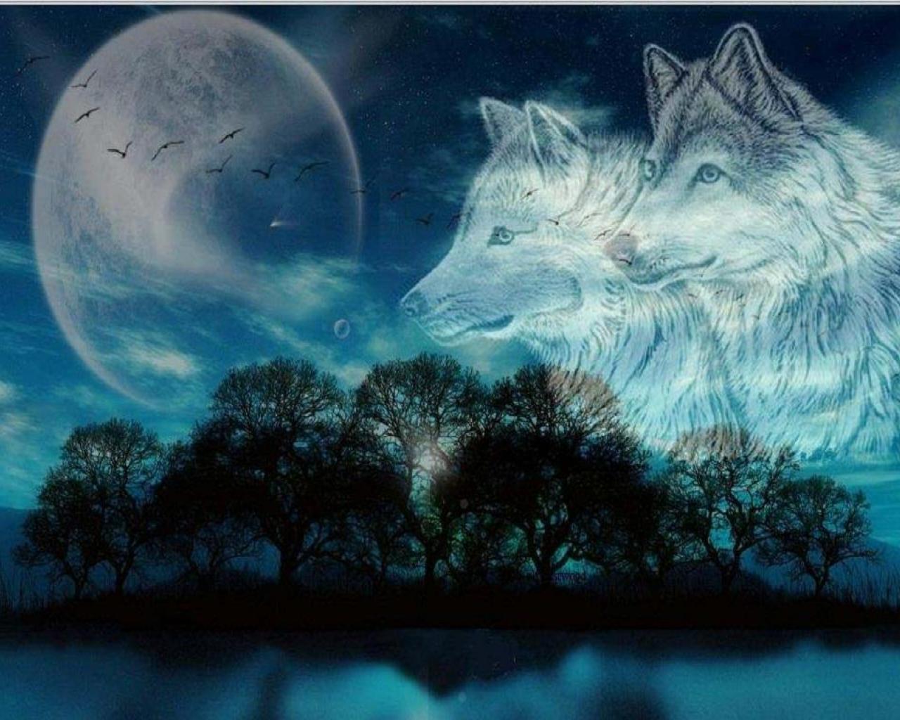 Wolf moon wallpaper - - HQ Desktop Wallpapers