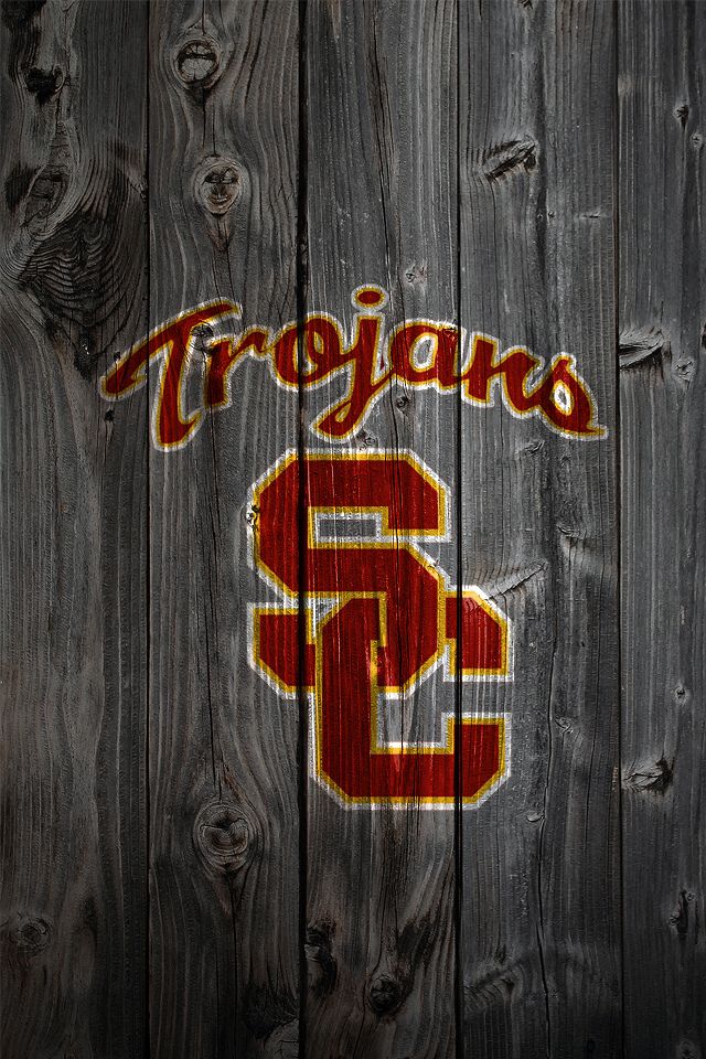 USC Trojans Wood iPhone 4 Background Flickr - Photo Sharing