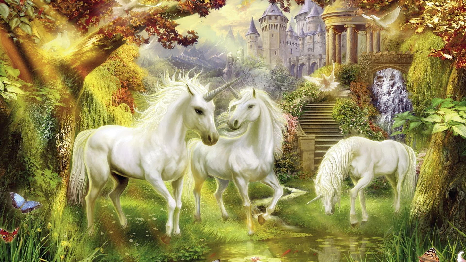 Free Download Pegasus Unicorn Fantasy Wallpaper Widescreen 03 ...