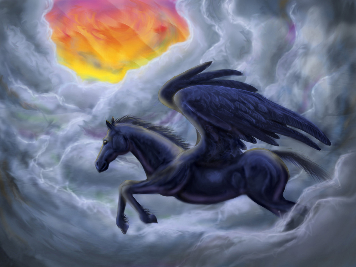 Full HD Wallpapers + Mythology, Pegasus