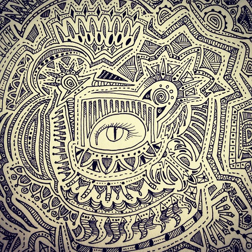 Black & White Indie Art Patterns Pen Ink Wallpaper x We Heart It