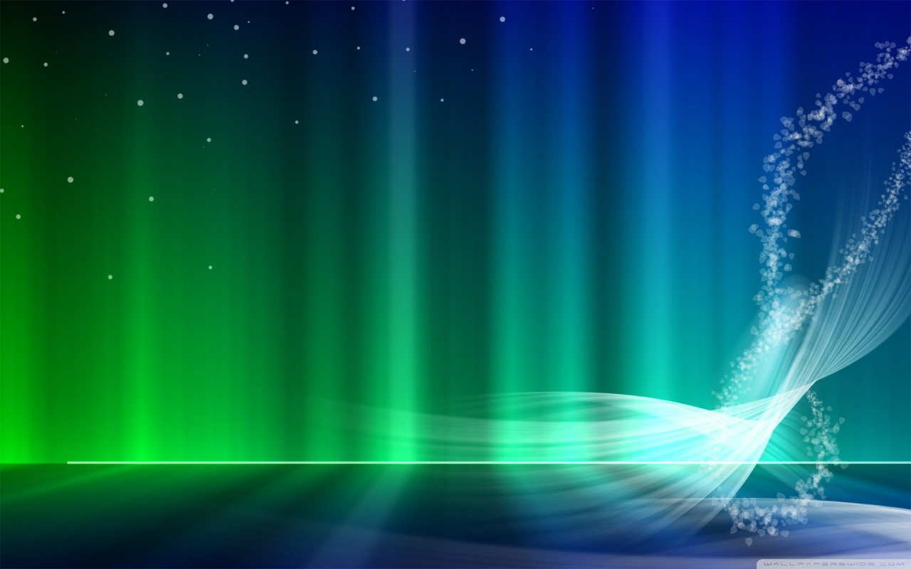 Vista Blue And Green Aurora HD desktop wallpaper : Widescreen ...