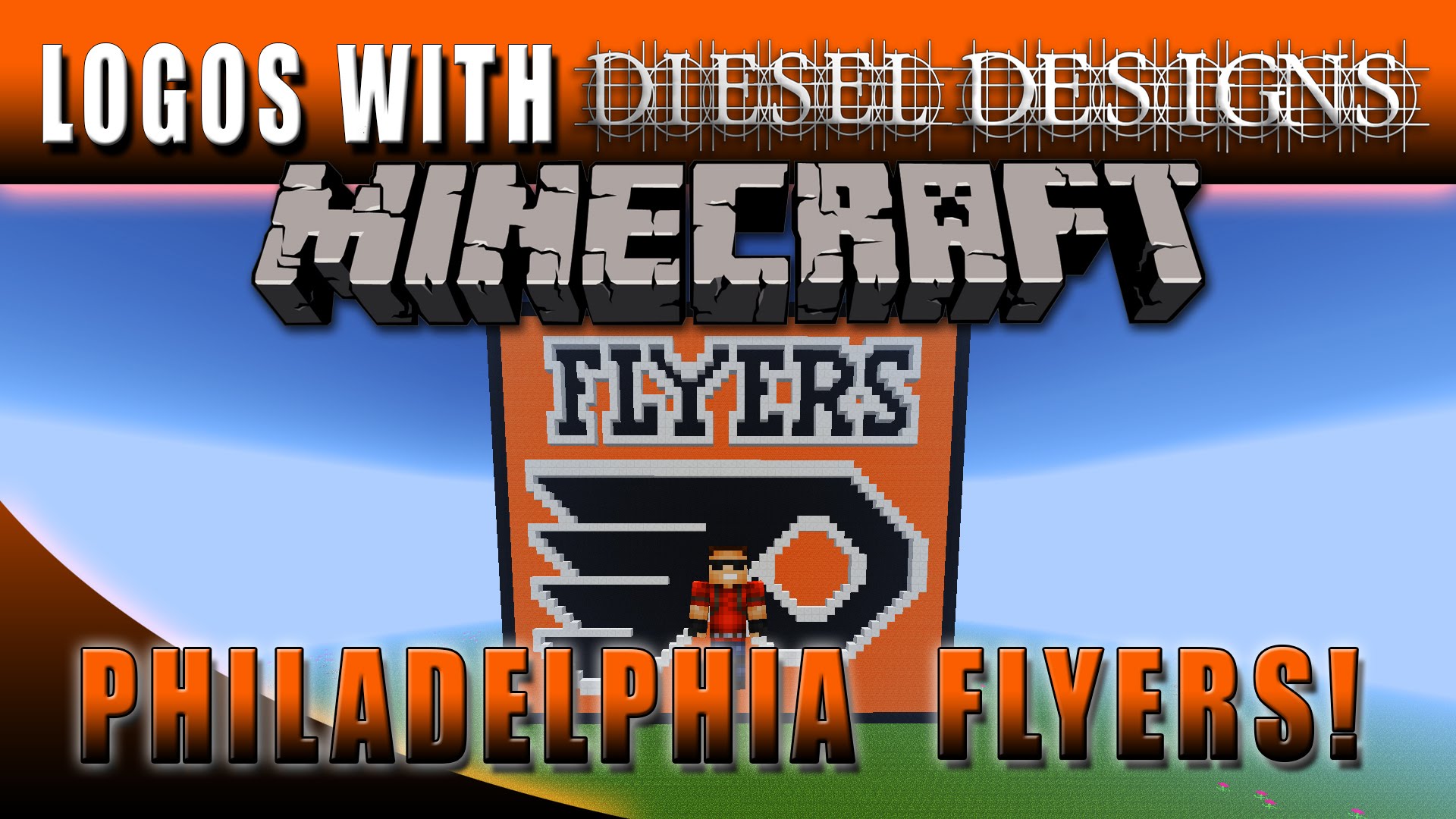 Minecraft: Philadelphia Flyers Logo! DieselDesigns (NHL Logo ...