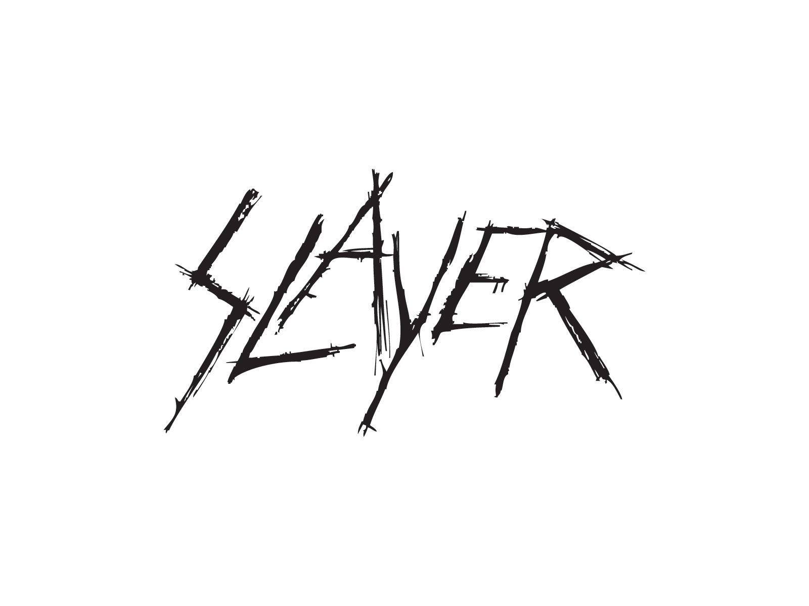 Download Slayer Logo Band Logos Rock Metal Bands Punk Wallpaper ...