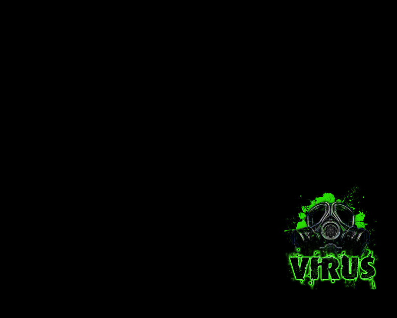 Virus logo green wallpaper by 0malade0 on DeviantArt