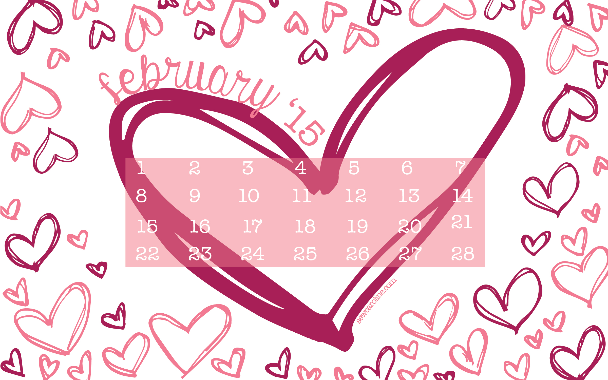 Free Backgrounds for February -